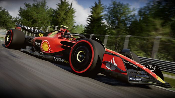 Livery spesial tim Scuderia Ferrari di F1 Italia 2023