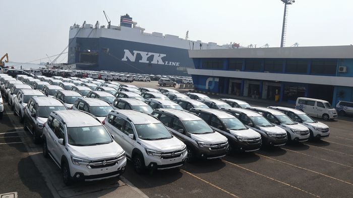 Ekspor Perdana Suzuki New XL7 Hybrid buatan Indonesia.