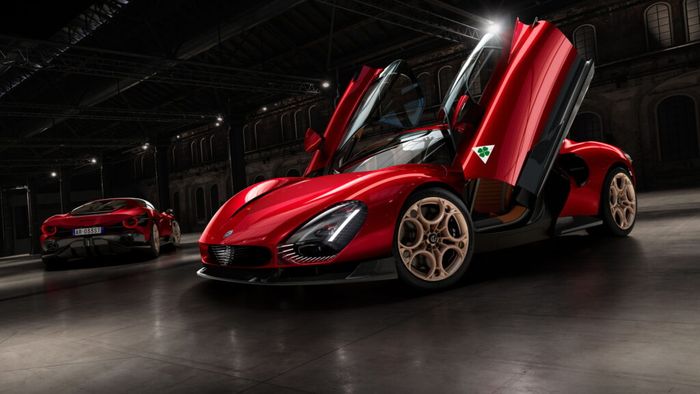 Alfa Romeo 33 Stradale lahir lagi sebagai supercar Alfa tercantik.
