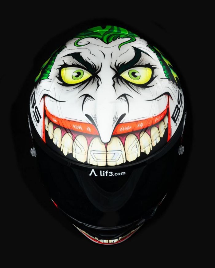 Helm spesial Fabio Quartararo di MotoGP Catalunya 2023