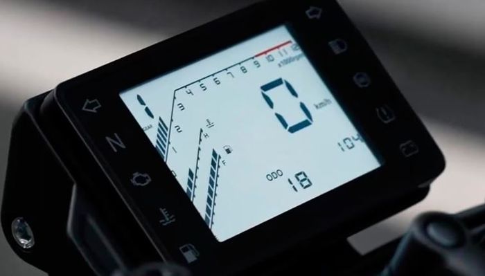 panel instrumen digital Qidian 150 C.