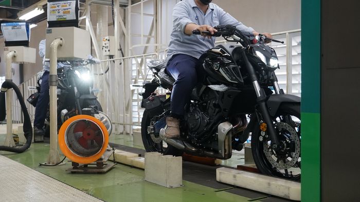 Produksi Yamaha MT-07 lokal melengkapi keluarga MT lain yang sudah diproduksi di Indonesia seperti MT-15, MT-25 dan MT-03