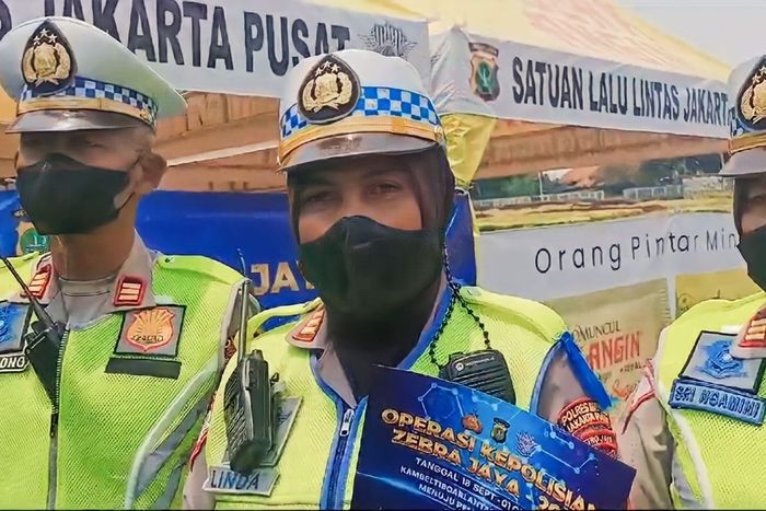 Wakasatlantas Polres Metro Jakarta Pusat, AKP Linda