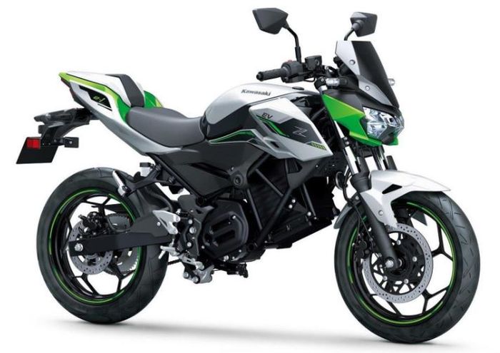 detail tampilan Kawasaki Z e-1.