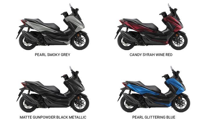 pilihan warna Honda Forza.