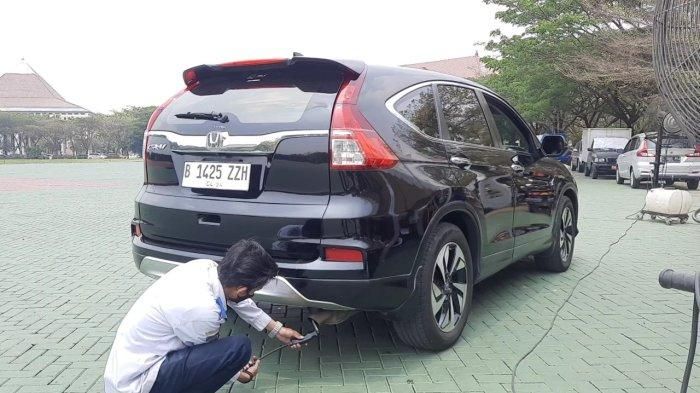Honda CR-V yang ikut uji emisi gratis di Plaza Pemda Bekasi dari 19-21 September 2023