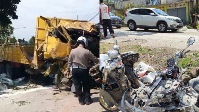 Kecelakaan maut di Cianjur karena truk rem blong, 6 orang meninggal dunia