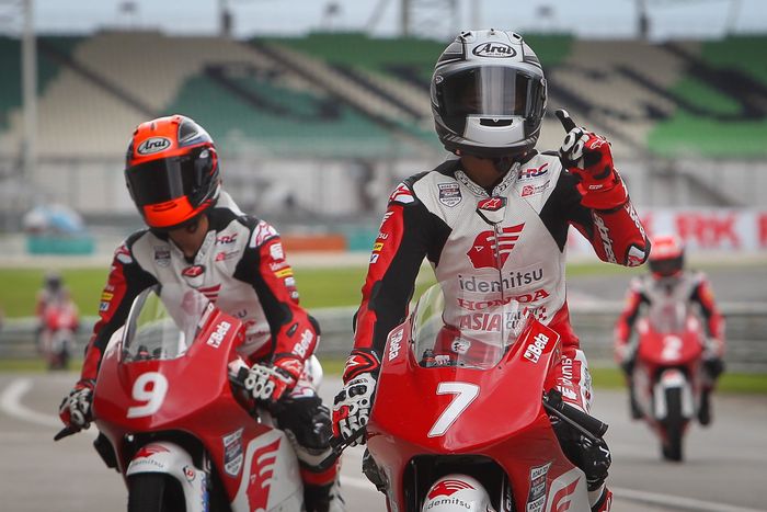 Veda Ega memimpin klasemen sementara Asia Talent Cup 2023 setelah mencetak satu podium dan satu kemenangan.