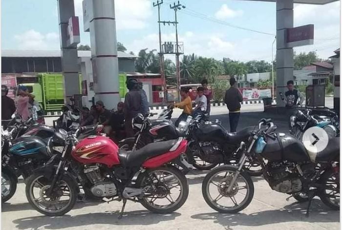 Deretan Suzuki Thunder yang tidak boleh isi Pertalite lebih dari sekali dalam sehari