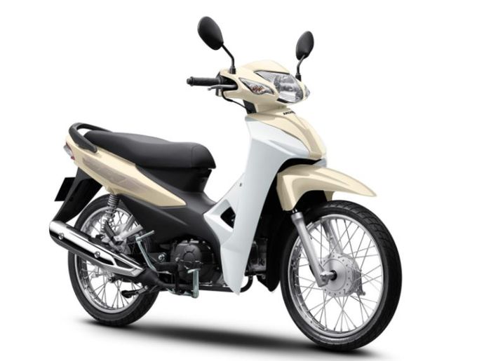 detail tampilan Honda Wave Alpha Classic Version.