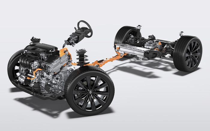 Toyota Crown Sport dapat sistem hybrid dengan penggerak E-Four.