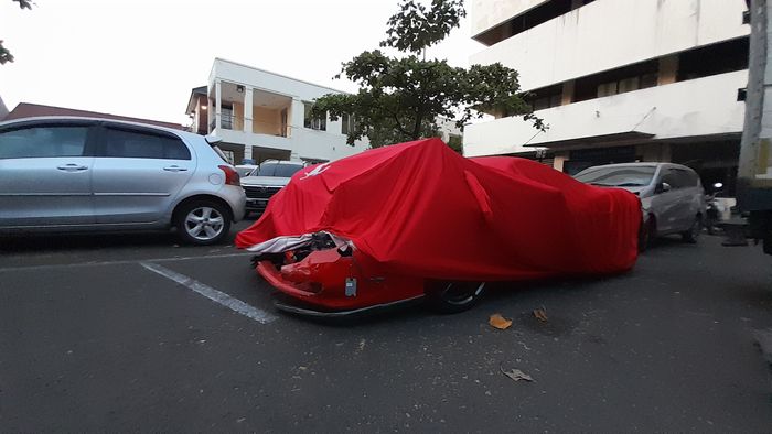 Bagian depan Ferrari 458 Italia