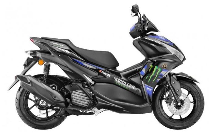 tampilan liverynya mirip motor balap MotoGP Yamaha M1.