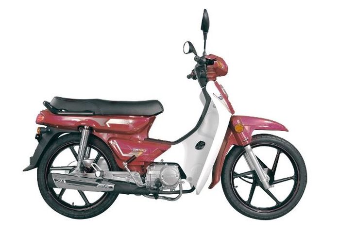 bentuk bodinya mirip banget sama Honda Astrea Grand.