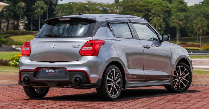 Berjulukan Silver Edition, Suzuki Swift Sport keren ini hadir dengan warna spesial.