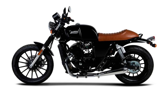 Leonart Vessel 125 memiliki gaya ala cafe racer.