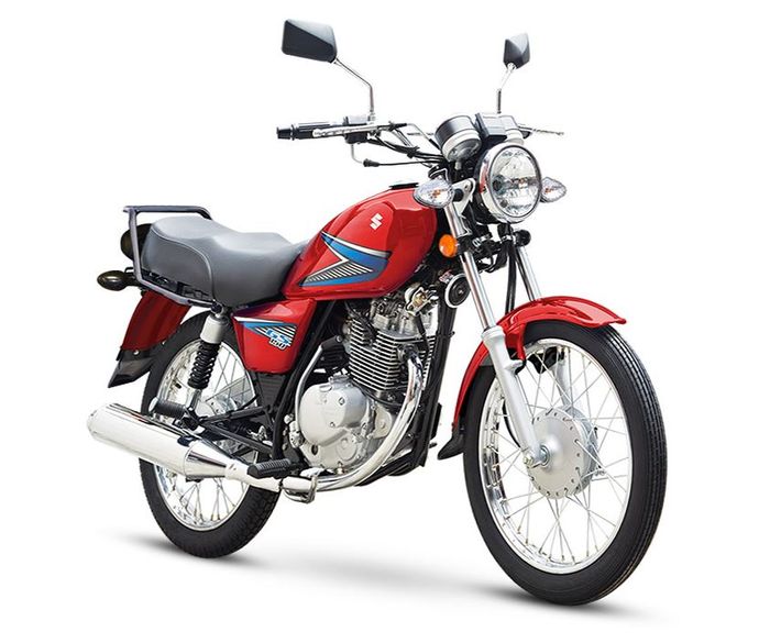 Suzuki GS150 pilihan warna merah