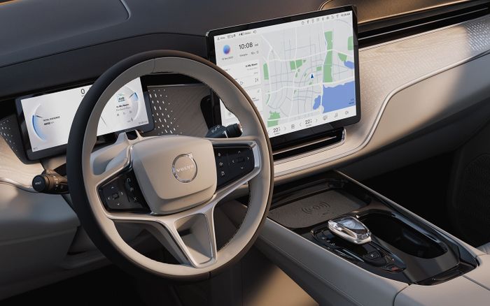 Interior Volvo EM90.