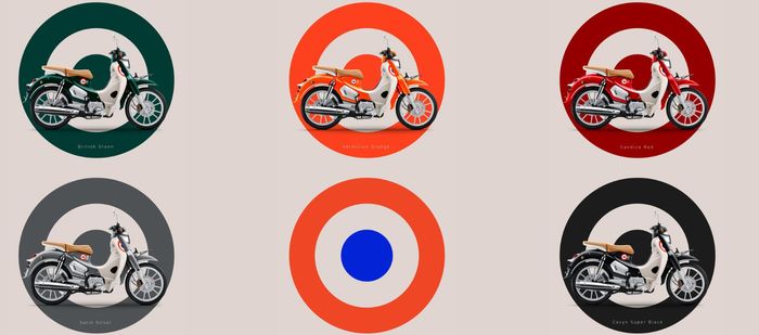 Pilihan warna GPX POPz 110