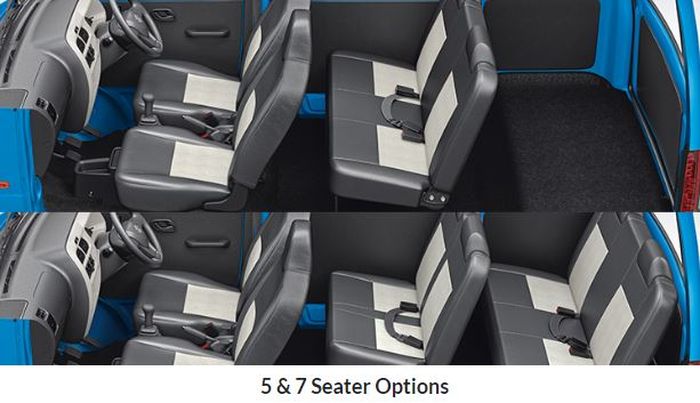 punya konfigurasi 5 dan 7 seater