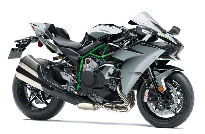 detail tampilan Kawasaki Ninja H2 MY 2024