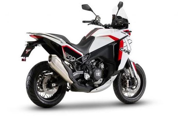 detail buritan Moto Morini X-Cape 1200