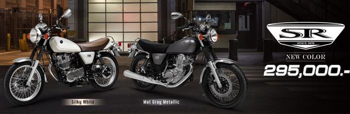 Pilihan warna Yamaha SR400 2023