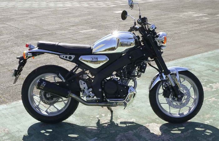 detail tampilan Yamaha XSR 125 hasil kolaborasi dengan Freaks Store