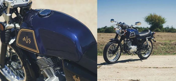 detail tampilan AJS Cadwell 125