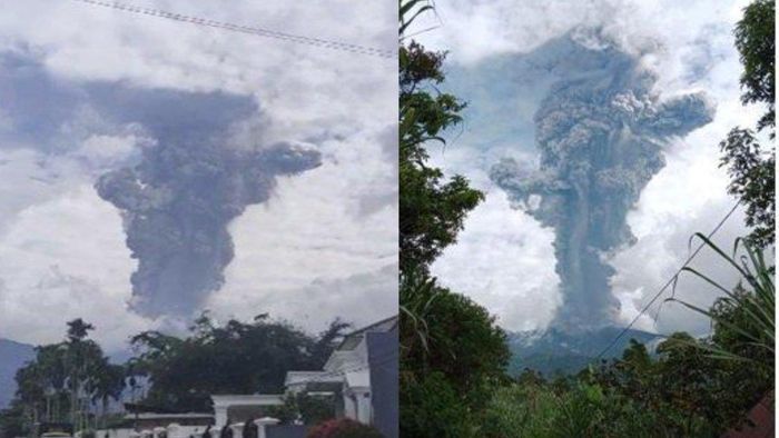 Gunung Marapi erupsi, pendaki terjebak, sempat kirim video ke orangtua 