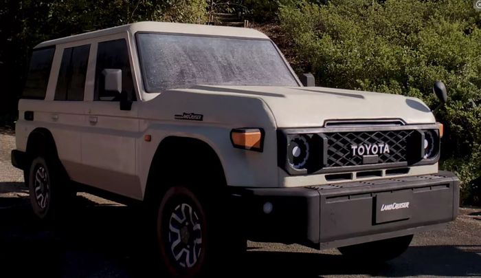 kalau dilihat dari jauh bisa dikira Land Cruiser beneran