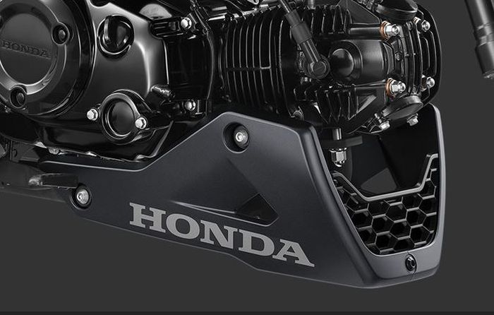detail under cowl pada Honda Grom 2024