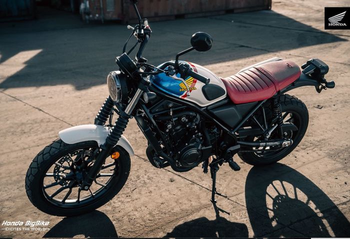 detail tampilan Honda CL500 FTR Heritage Edition