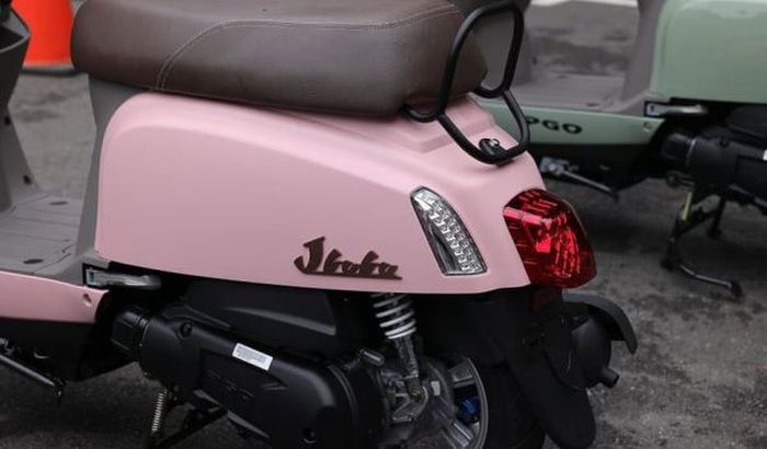 suspensi belakang PGO J-Bubu 115 pakai dual shockbreaker