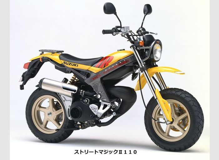 tampilan Suzuki Street Magic II versi mesin 110 cc