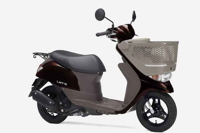 Suzuki Let's Basket warna Glass Midnight Brown