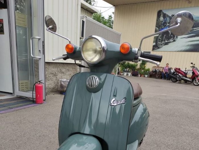 Penampakan Suzuki Verde yang tampilannya mirip Vespa Klasik, konsumsi BBM irit tembus 59 km per liter