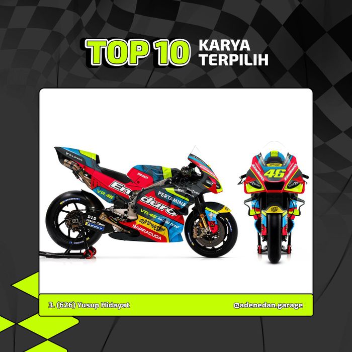 Livery Pertamina Enduro VR46 Racing Team karya anak bangsa