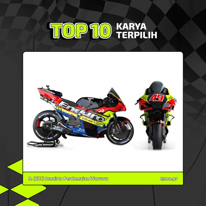 Livery Pertamina Enduro VR46 Racing Team karya anak bangsa