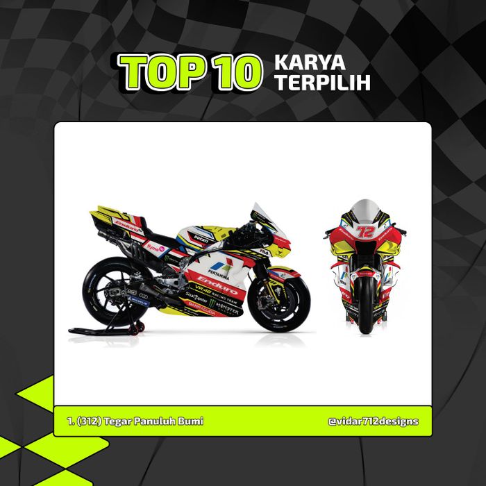 Livery Pertamina Enduro VR46 Racing Team karya anak bangsa