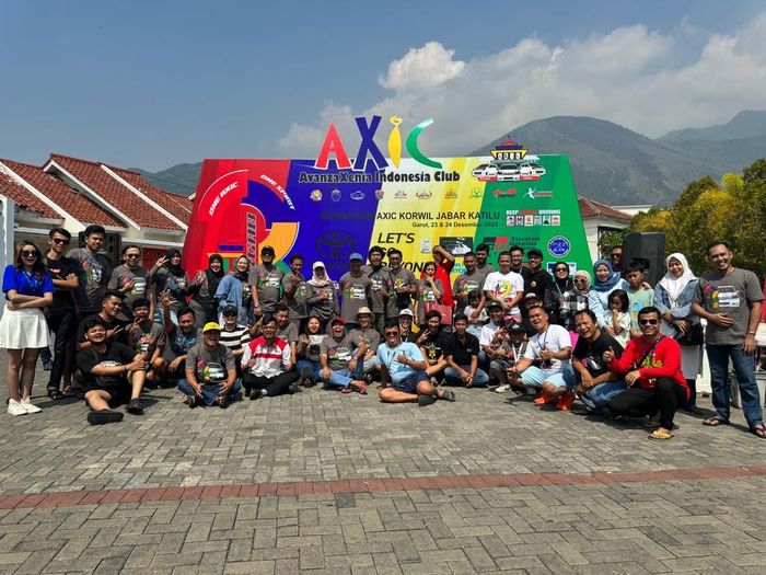 Peserta Kopdar Gabungan komunitas AXIC di Garut dihadiri ratusan member