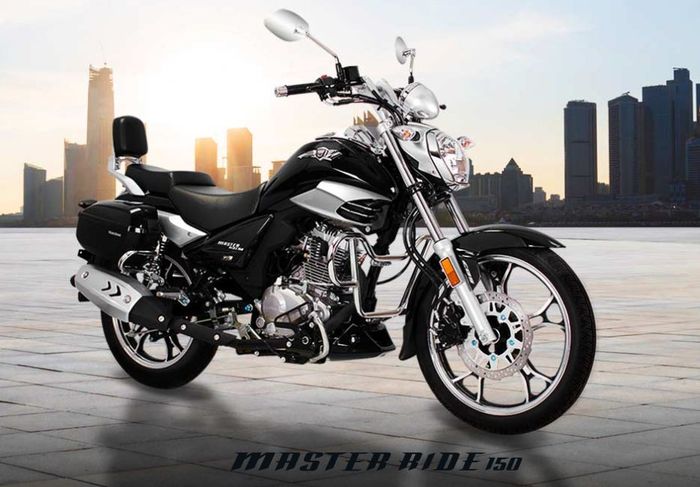 detail tampilan Haojue Master Ride 150, punya gabungan konsep sporty dan klasik