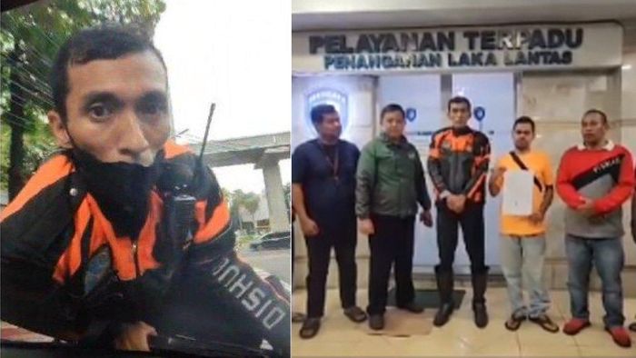 Andika pengemudi mobil Avanza minta maaf usai ugal-ugalan hingga bawa petugas Dishub DKI bernama Yan Iskandarsyah. 