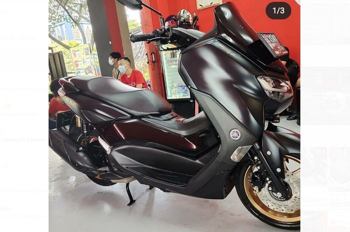 Motor doff setelah dicoating akan terlihat lebih shiny atau mengkilap 