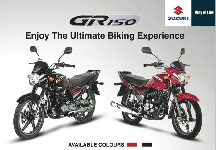 detail tampilan Suzuki GR150