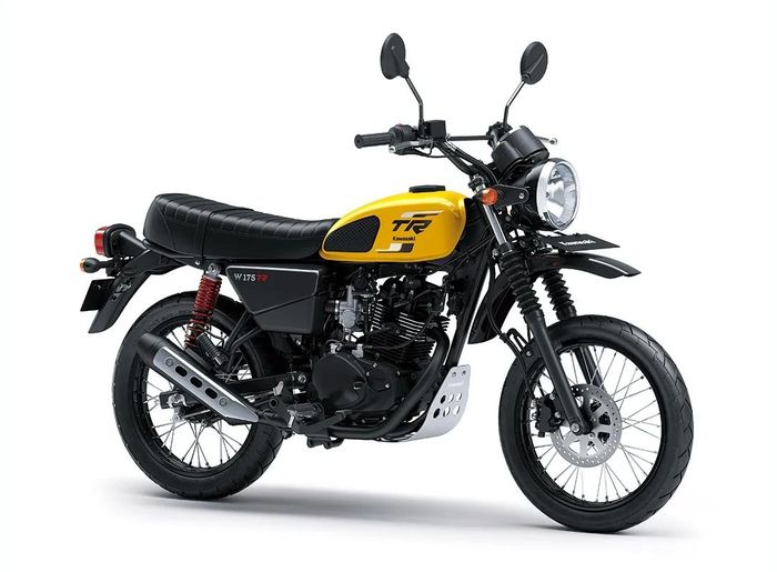 Kawasaki W155TR Hadir dengan warna kuning baru yang lebih terang