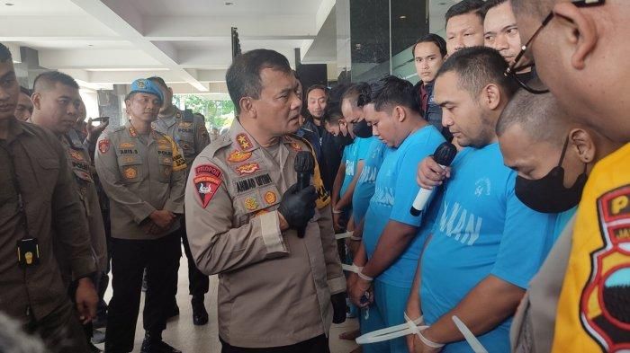 Para anggota Lengek Squad, Mafia besar jual beli mobil bodong saat ditanyai Kapolda Jawa Tengah, Irjen Pol Ahmad Lutfi