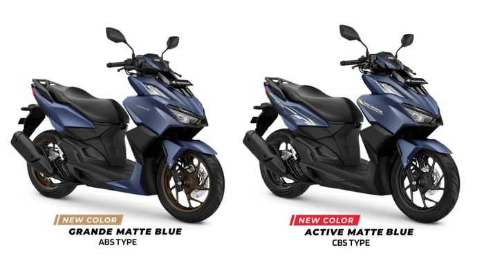 AHM tambah dua warna matte blue untuk Vario 160