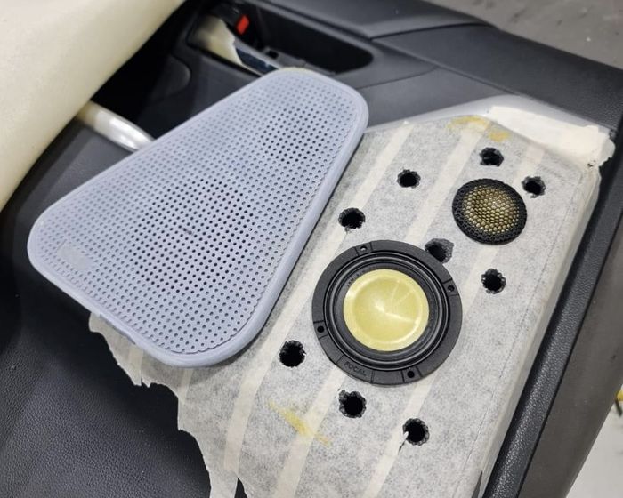 Cover speaker dengan hasil cetakan 3D print