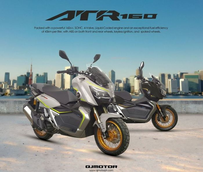 detail tampilan QJMotor ATR160